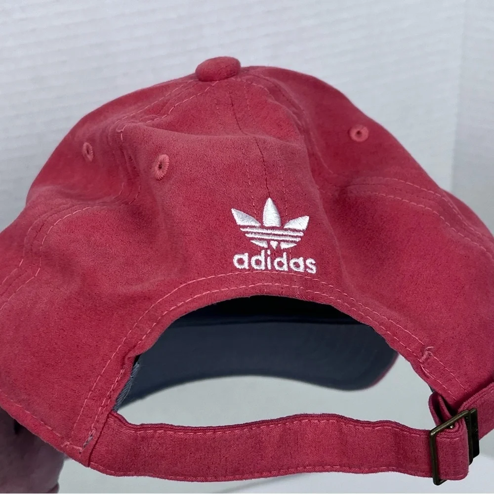 Adidas Women's Pink Strap Back Cap with Classsic Trefoil Logo One Size; Sports